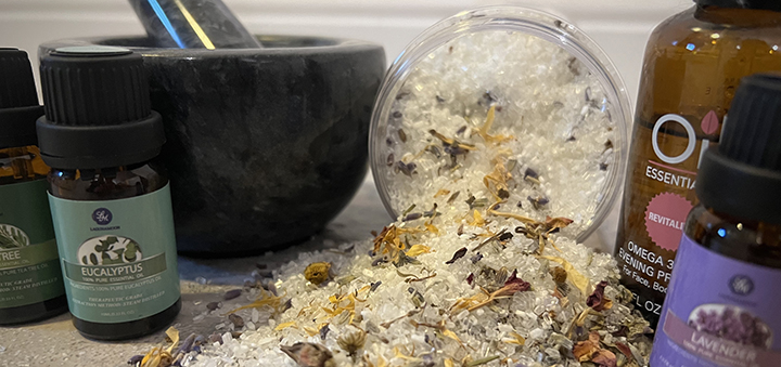 Learn to make herbal bath salts at Oxford Library